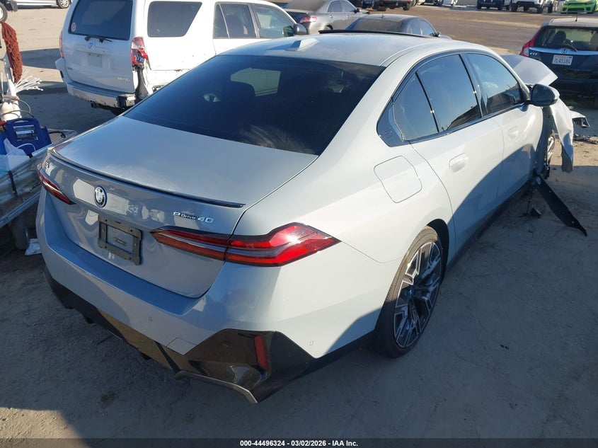 2024 BMW I5 VIN WBY33FK07RCS33615 IAAI salvage auction — FRONT END, Salvage Title, sold $11,100 on 2026-07-29 (photo 4)