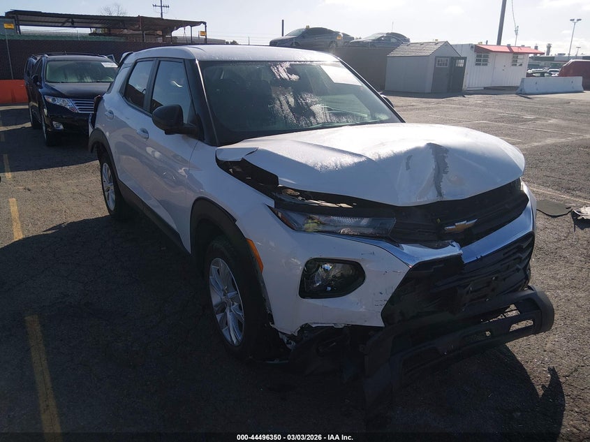 2021 Chevrolet Trailblazer VIN KL79MMS22MB169543 IAAI salvage auction — FRONT END, Salvage Title, sold $1,500 on 2026-07-13 (photo 1)