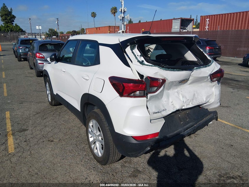 2021 Chevrolet Trailblazer VIN KL79MMS22MB169543 IAAI salvage auction — FRONT END, Salvage Title, sold $1,500 on 2026-07-13 (photo 3)