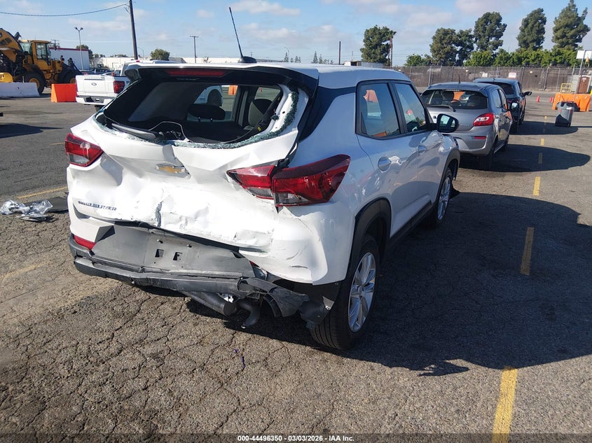 2021 Chevrolet Trailblazer VIN KL79MMS22MB169543 IAAI salvage auction — FRONT END, Salvage Title, sold $1,500 on 2026-07-13 (photo 4)