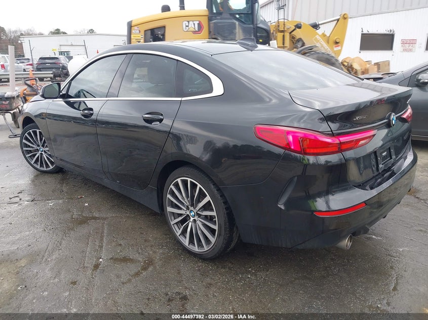 2020 BMW 2er VIN WBA73AK01L7F57374 IAAI salvage auction — RIGHT FRONT, Salvage Title, sold $6,525 on 2026-08-06 (photo 3)