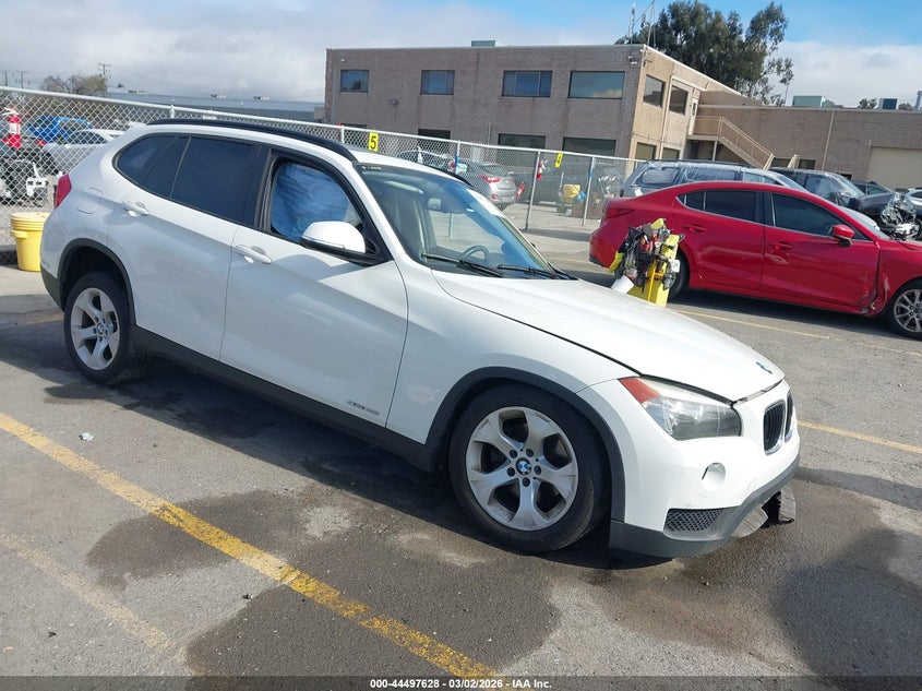 2014 BMW X1 VIN WBAVM1C55EVW48285 IAAI salvage auction — LEFT FRONT, Salvage Title, sold $1,000 on 2026-07-06 (photo 1)