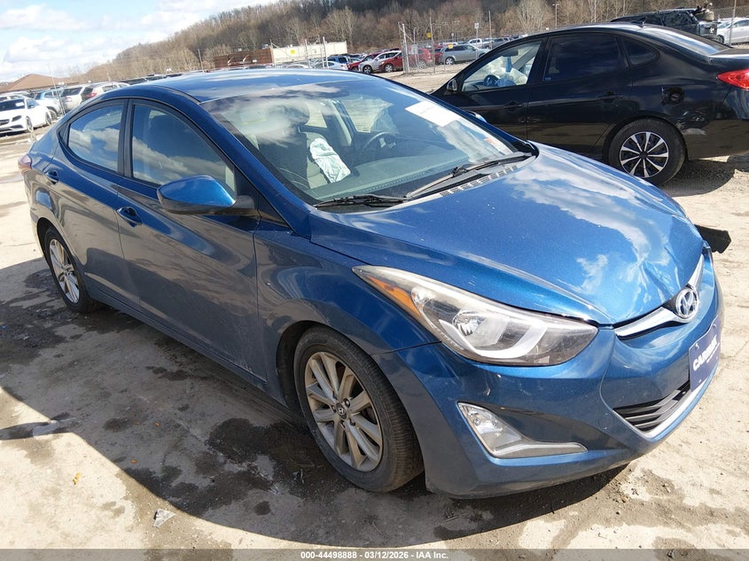 2015 Hyundai Elantra VIN KMHDH4AEXFU250919 IAAI salvage auction — FRONT END, Salvage (Idaho), sold $250 on 2026-07-29 (photo 1)