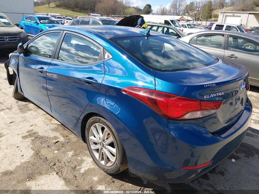 2015 Hyundai Elantra VIN KMHDH4AEXFU250919 IAAI salvage auction — FRONT END, Salvage (Idaho), sold $250 on 2026-07-29 (photo 3)