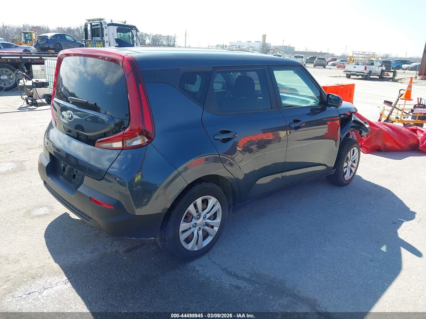2020 Kia Soul VIN KNDJ23AU1L7097951 IAAI salvage auction — FRONT END, Clear (Missouri), sold $1,950 on 2026-07-07 (photo 4)