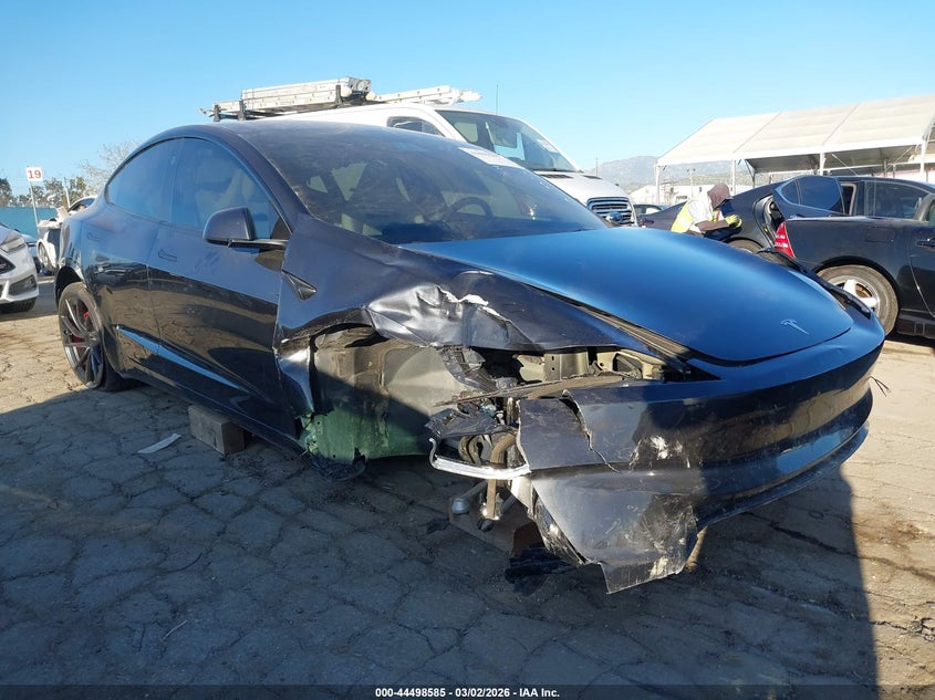 2024 Tesla Model 3 VIN 5YJ3E1ET9RF870285 — IAAI salvage auction photo
