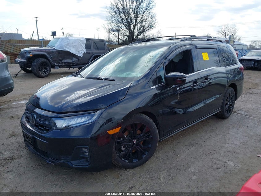 2026 Honda Odyssey VIN 5FNRL6H78TB008744 IAAI salvage auction — RIGHT FRONT, Salvage (Illinois), sold $13,700 on 2026-07-10 (photo 2)