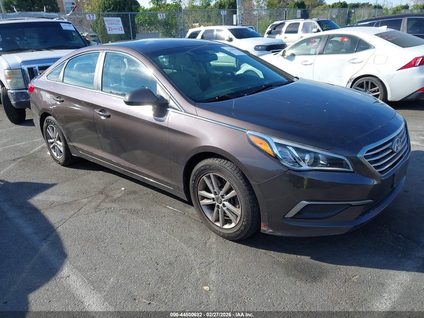 2017 Hyundai Sonata VIN 5NPE24AF9HH523333 IAAI salvage auction — Theft, Salvage (California), sold $3,050 on 2026-04-02 (photo 1)