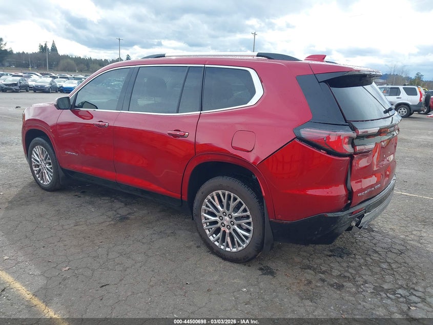 2026 Gmc Acadia VIN 1GKENRKS2TJ102672 IAAI salvage auction — LEFT REAR, Salvage (Oregon), sold $25,650 on 2026-07-09 (photo 3)
