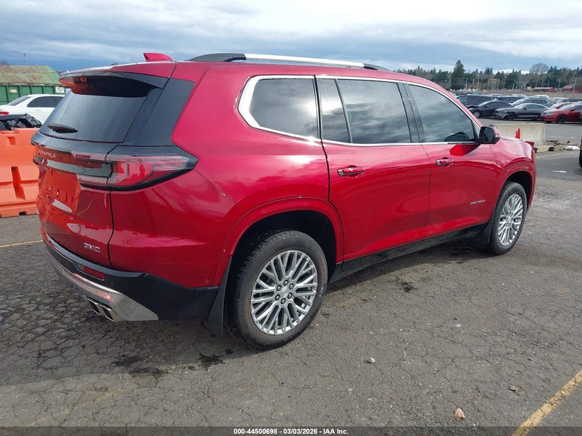2026 Gmc Acadia VIN 1GKENRKS2TJ102672 IAAI salvage auction — LEFT REAR, Salvage (Oregon), sold $25,650 on 2026-07-09 (photo 4)