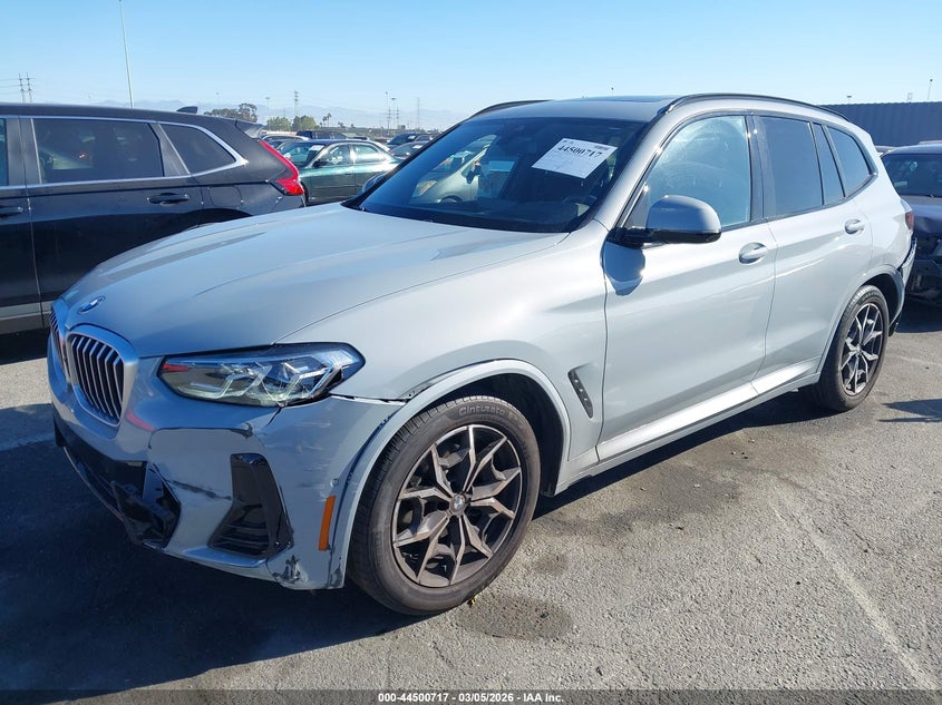 2024 BMW X3 VIN WBX47DP09RN315831 IAAI salvage auction — SIDE, Salvage Title, sold $16,700 on 2026-08-01 (photo 2)
