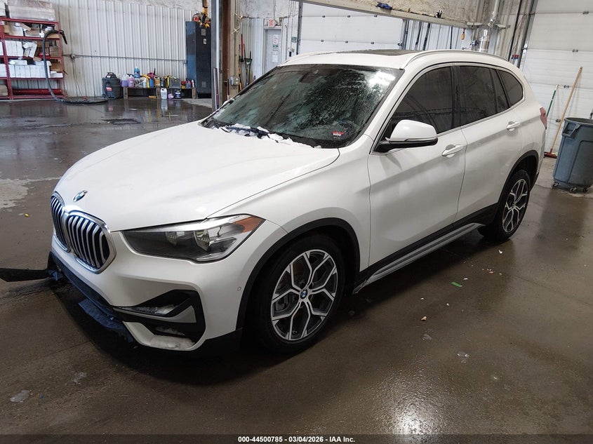 2021 BMW X1 VIN WBXJG9C09M5T16508 IAAI salvage auction — FRONT END, Salvage (Idaho), sold $6,650 on 2026-07-31 (photo 2)