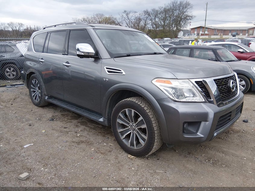 2019 Nissan Armada VIN JN8AY2ND9K9088599 IAAI salvage auction — REAR END, Salvage Title, sold $5,400 on 2026-07-09 (photo 1)
