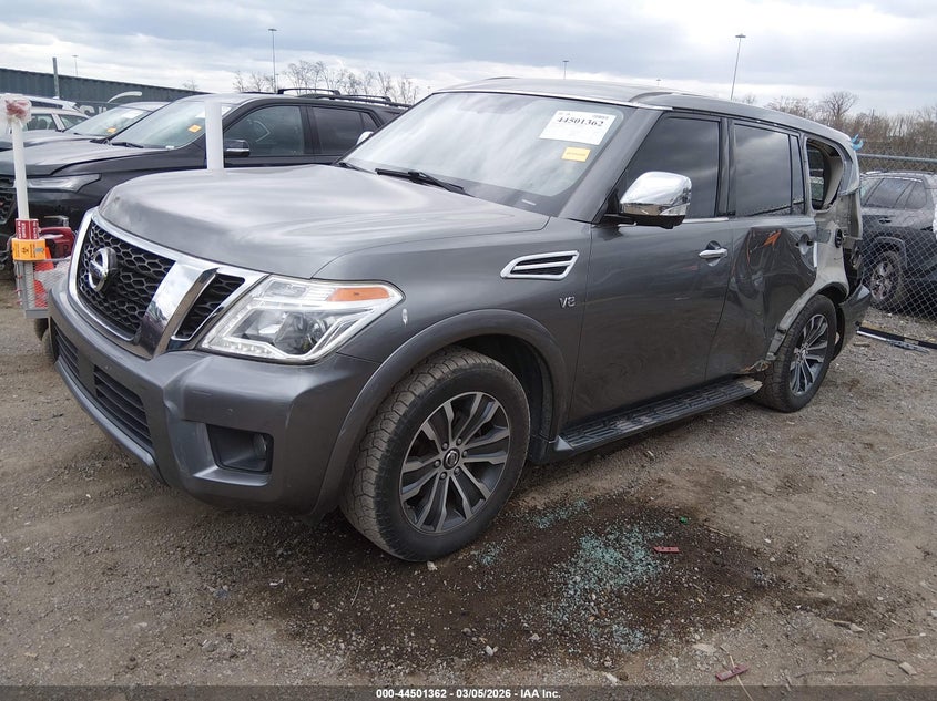 2019 Nissan Armada VIN JN8AY2ND9K9088599 IAAI salvage auction — REAR END, Salvage Title, sold $5,400 on 2026-07-09 (photo 2)