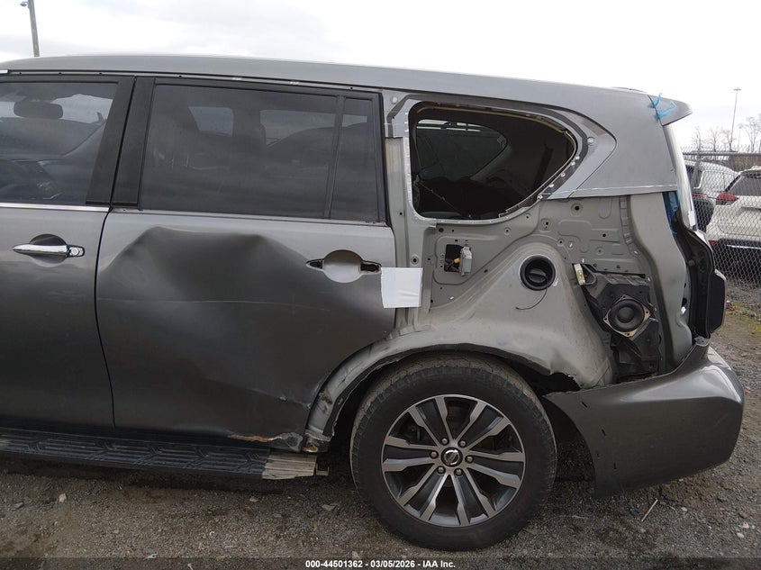 2019 Nissan Armada VIN JN8AY2ND9K9088599 IAAI salvage auction — REAR END, Salvage Title, sold $5,400 on 2026-07-09 (photo 6)