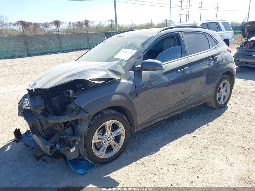 2023 Hyundai Kona VIN KM8K62AB3PU983922 IAAI salvage auction — FRONT END, Salvage (Texas), sold $2,400 on 2026-07-13 (photo 2)