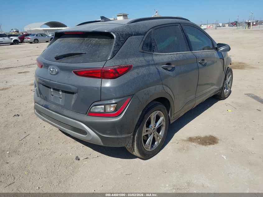 2023 Hyundai Kona VIN KM8K62AB3PU983922 IAAI salvage auction — FRONT END, Salvage (Texas), sold $2,400 on 2026-07-13 (photo 4)