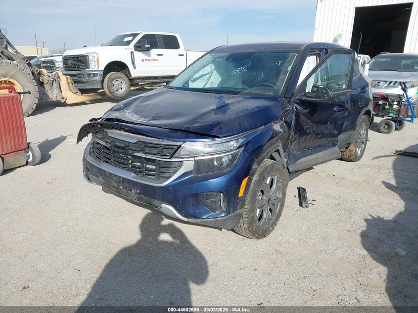 2026 Kia Seltos VIN KNDEPCAA4T7875328 IAAI salvage auction — FRONT END, Salvage (Texas), sold $3,750 on 2026-07-09 (photo 2)