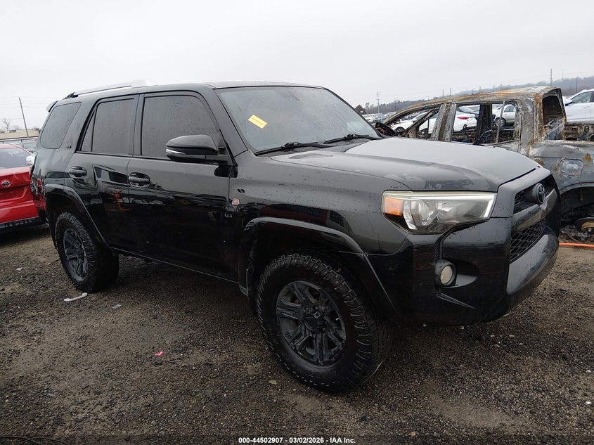 2017 Toyota 4runner VIN JTEBU5JR1H5422912 IAAI salvage auction — ROLLOVER, Clear (Oklahoma), sold $7,700 on 2026-07-07 (photo 1)