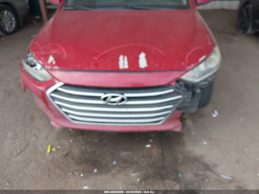 2018 Hyundai Elantra VIN KMHD74LF3JU612283 IAAI salvage auction — FRONT & REAR, Clear (Oklahoma), sold $1,700 on 2026-07-15 (photo 6)
