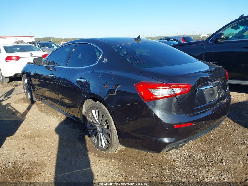 2019 Maserati Ghibli VIN ZAM57XSA1K1319433 IAAI salvage auction — FRONT END, Salvage (Oklahoma), sold $5,700 on 2026-07-28 (photo 3)