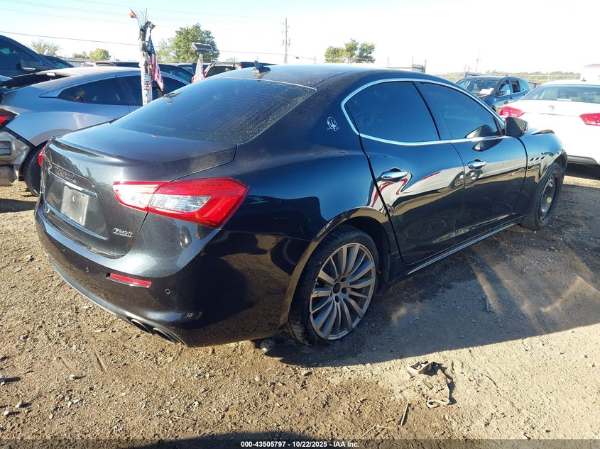 2019 Maserati Ghibli VIN ZAM57XSA1K1319433 IAAI salvage auction — FRONT END, Salvage (Oklahoma), sold $5,700 on 2026-07-28 (photo 4)