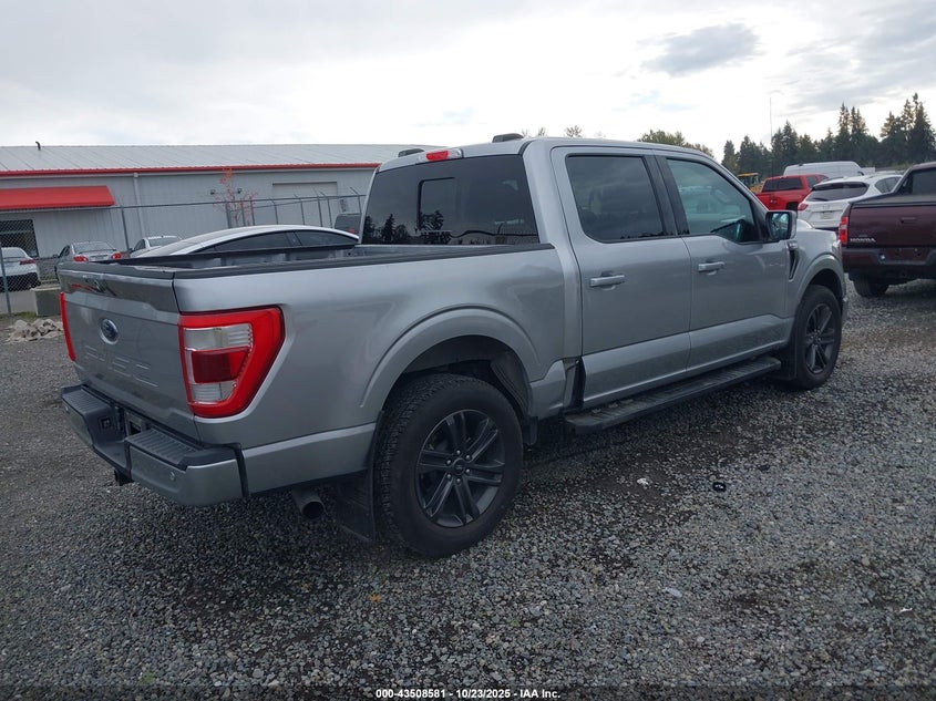2021 Ford F-150 VIN 1FTFW1E58MFB20893 IAAI salvage auction — Side, Bill Of Sale (Washington), sold $23,200 on 2026-09-12 (photo 4)