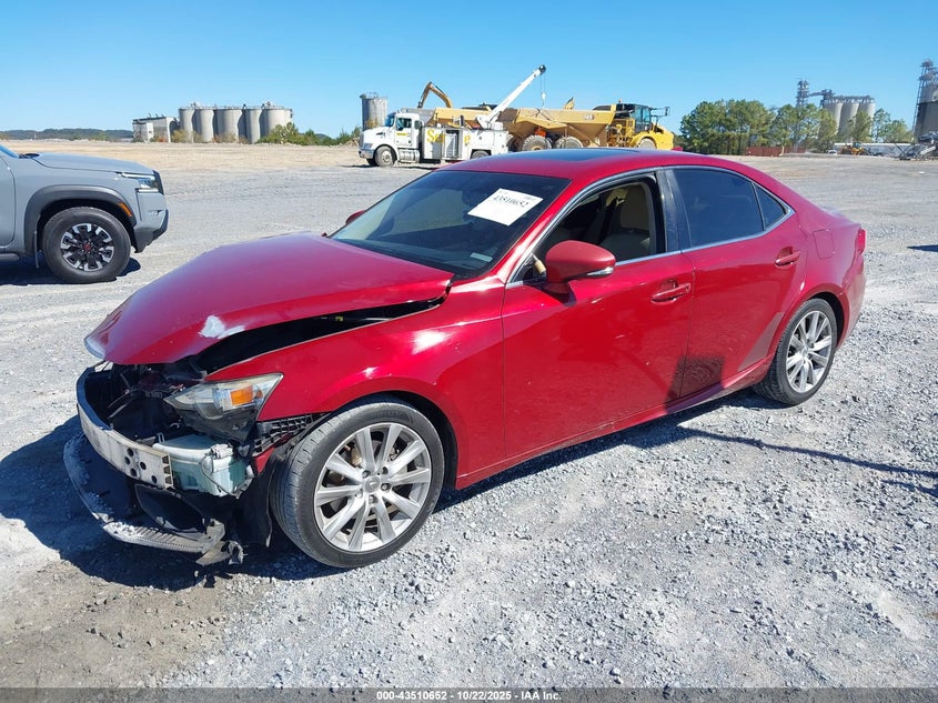 2015 Lexus Is 250 VIN JTHBF1D23F5056940 IAAI salvage auction — FRONT END, Salvage (Georgia), sold $2,600 on 2026-07-14 (photo 2)