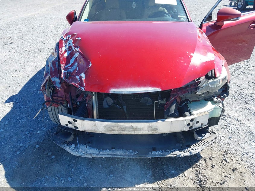 2015 Lexus Is 250 VIN JTHBF1D23F5056940 IAAI salvage auction — FRONT END, Salvage (Georgia), sold $2,600 on 2026-07-14 (photo 6)