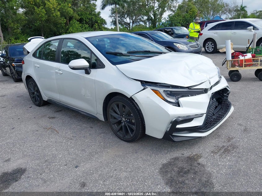 2023 Toyota Corolla VIN 5YFS4MCE0PP161962 IAAI salvage auction — FRONT END, Rebuildable (Florida), sold $4,050 on 2026-07-06 (photo 1)