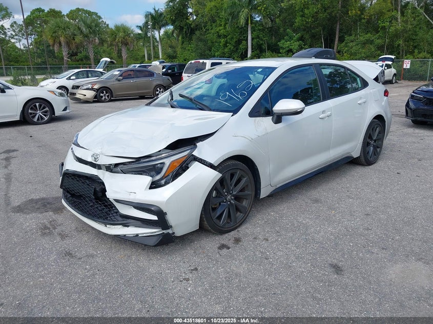 2023 Toyota Corolla VIN 5YFS4MCE0PP161962 IAAI salvage auction — FRONT END, Rebuildable (Florida), sold $4,050 on 2026-07-06 (photo 2)