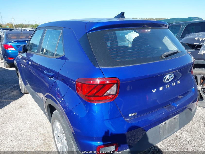 2021 Hyundai Venue VIN KMHRB8A36MU068614 IAAI salvage auction — FRONT END, Clear (Oklahoma), sold $575 on 2026-07-28 (photo 3)