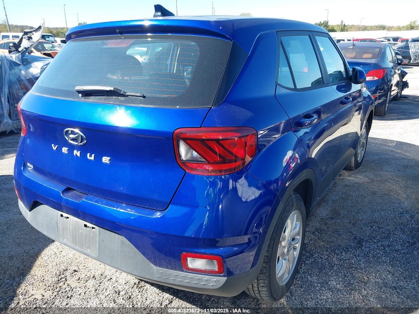 2021 Hyundai Venue VIN KMHRB8A36MU068614 IAAI salvage auction — FRONT END, Clear (Oklahoma), sold $575 on 2026-07-28 (photo 4)