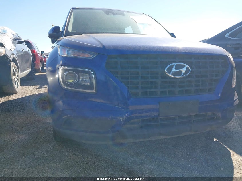 2021 Hyundai Venue VIN KMHRB8A36MU068614 IAAI salvage auction — FRONT END, Clear (Oklahoma), sold $575 on 2026-07-28 (photo 6)