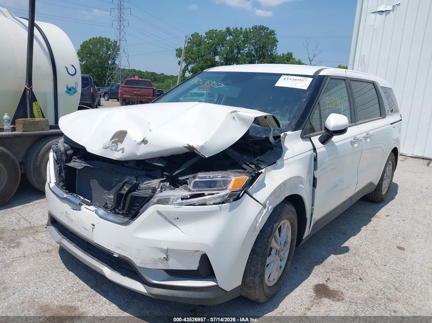 2022 Kia Carnival VIN KNDNB4H38N6127170 IAAI salvage auction — FRONT END, Salvage (Indiana), sold $25 on 2026-07-29 (photo 6)
