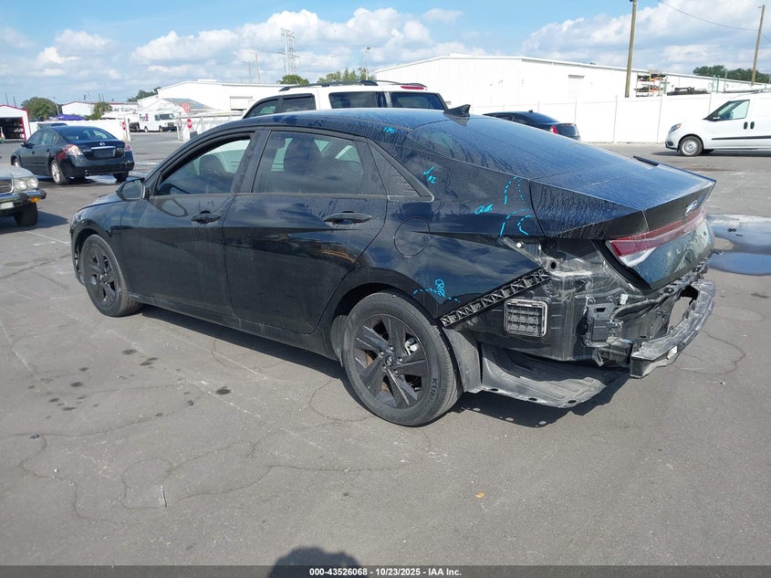 2021 Hyundai Elantra VIN 5NPLM4AG8MH018582 IAAI salvage auction — REAR END, Other, sold $2,950 on 2026-07-29 (photo 3)