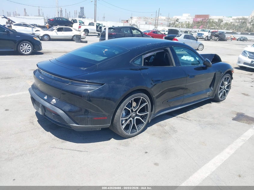 2022 Porsche Taycan VIN WP0AA2Y19NSA15797 IAAI salvage auction — FRONT END, Salvage (California), sold $18,500 on 2026-08-12 (photo 4)