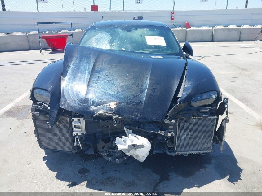 2022 Porsche Taycan VIN WP0AA2Y19NSA15797 IAAI salvage auction — FRONT END, Salvage (California), sold $18,500 on 2026-08-12 (photo 6)