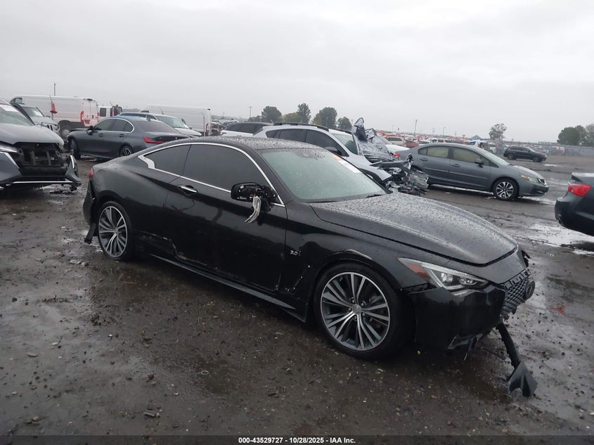 2019 Infiniti Q60 VIN JN1EV7EK8KM230314 IAAI salvage auction — FRONT & REAR, Salvage (Arkansas), sold $4,650 on 2026-07-15 (photo 1)