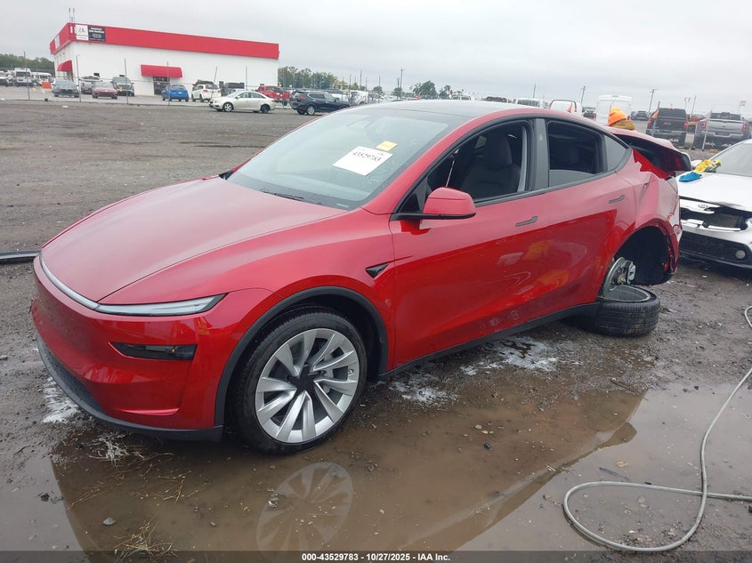 2026 Tesla Model y VIN 7SAYGDEE2TA399655 IAAI salvage auction — REAR END, Salvage (Arkansas), sold $75 on 2026-07-29 (photo 2)