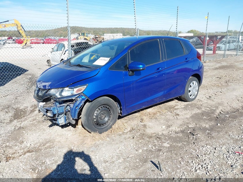 2017 Honda Fit VIN JHMGK5H53HS003933 IAAI salvage auction — FRONT END, Clear (Oklahoma), sold $2,250 on 2026-07-28 (photo 2)