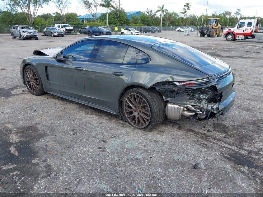 2022 Porsche Panamera VIN WP0AJ2A72NL100678 IAAI salvage auction — FRONT & REAR, Other, sold $28,000 on 2026-07-20 (photo 3)