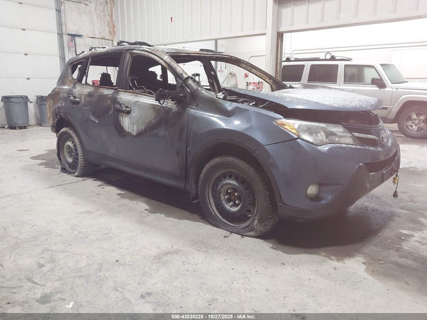 2014 Toyota Rav 4 VIN JTMDFREVXED051093 IAAI salvage auction — TOTAL BURN, Bill Of Sale (Alaska), sold $100 on 2026-07-31 (photo 1)