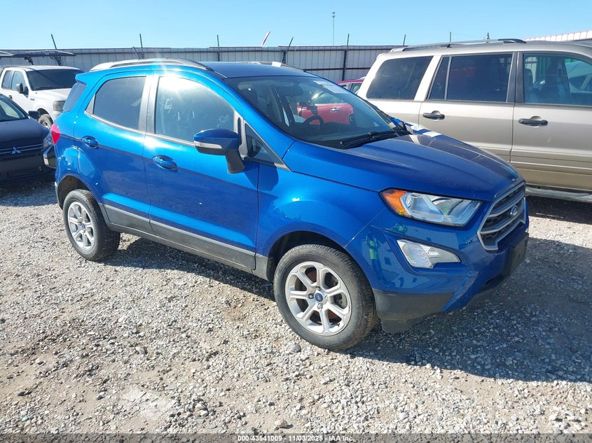 2022 Ford Ecosport VIN MAJ6S3GLXNC462079 IAAI salvage auction — LEFT SIDE, Salvage (Arkansas), sold $1,150 on 2026-07-30 (photo 1)