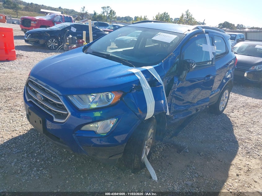 2022 Ford Ecosport VIN MAJ6S3GLXNC462079 IAAI salvage auction — LEFT SIDE, Salvage (Arkansas), sold $1,150 on 2026-07-30 (photo 2)