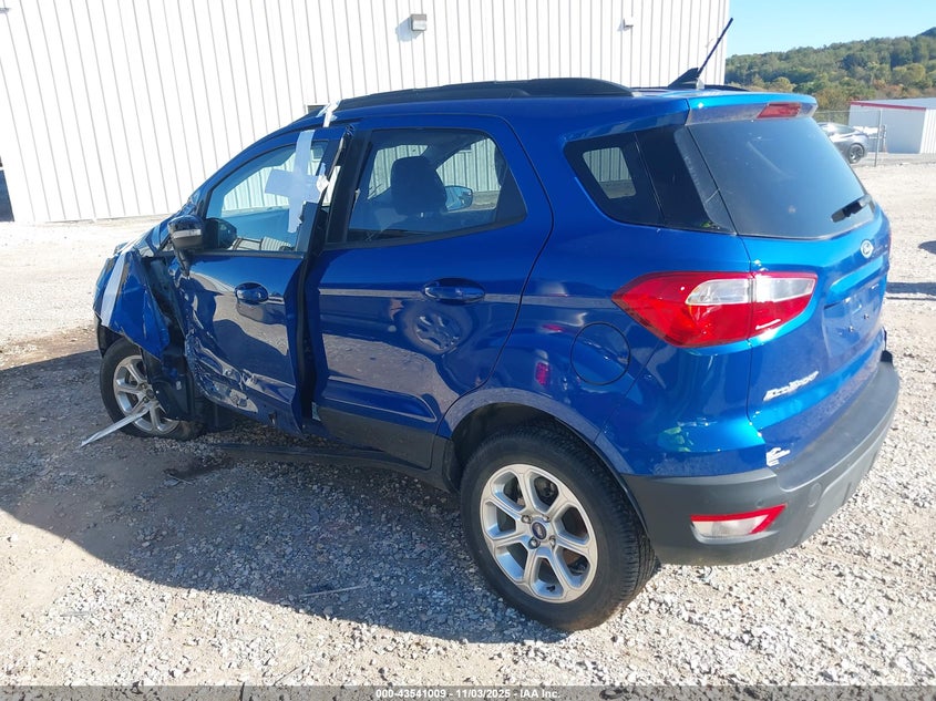 2022 Ford Ecosport VIN MAJ6S3GLXNC462079 IAAI salvage auction — LEFT SIDE, Salvage (Arkansas), sold $1,150 on 2026-07-30 (photo 3)