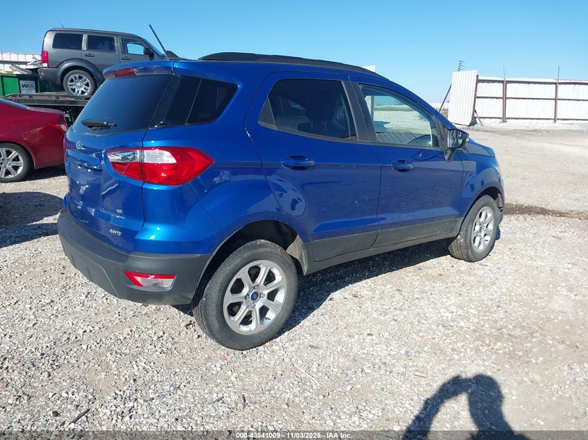 2022 Ford Ecosport VIN MAJ6S3GLXNC462079 IAAI salvage auction — LEFT SIDE, Salvage (Arkansas), sold $1,150 on 2026-07-30 (photo 4)