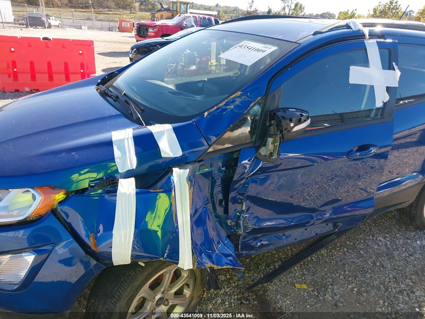 2022 Ford Ecosport VIN MAJ6S3GLXNC462079 IAAI salvage auction — LEFT SIDE, Salvage (Arkansas), sold $1,150 on 2026-07-30 (photo 6)
