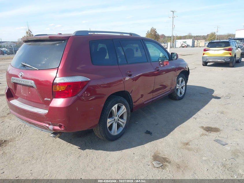2010 Toyota Highlander VIN 5TDEK3EH3AS003294 IAAI salvage auction — LEFT FRONT, Clear (Virginia), sold $2,250 on 2026-07-21 (photo 4)