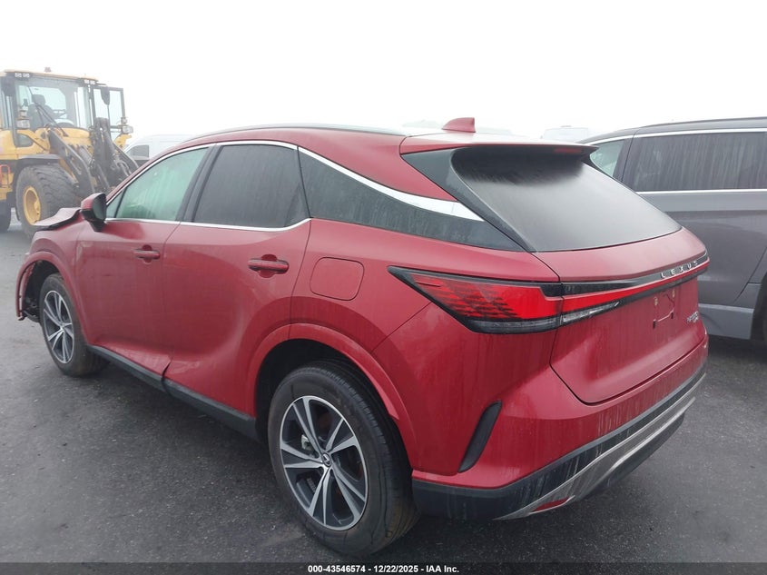 2024 Lexus Rx 350h VIN 2T2BBMCA5RC042435 IAAI salvage auction — Front & Rear, Salvage (California), sold $26,750 on 2025-12-18 (photo 3)